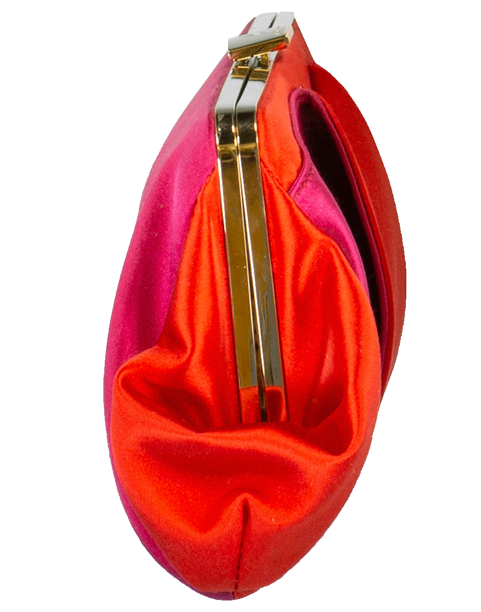 CHARLOTTE OLYMPIA-Uptown Clutch-RED
