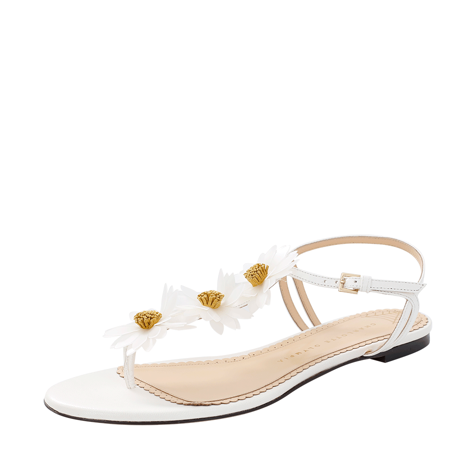 CHARLOTTE OLYMPIA-Posey Flat Sandal-