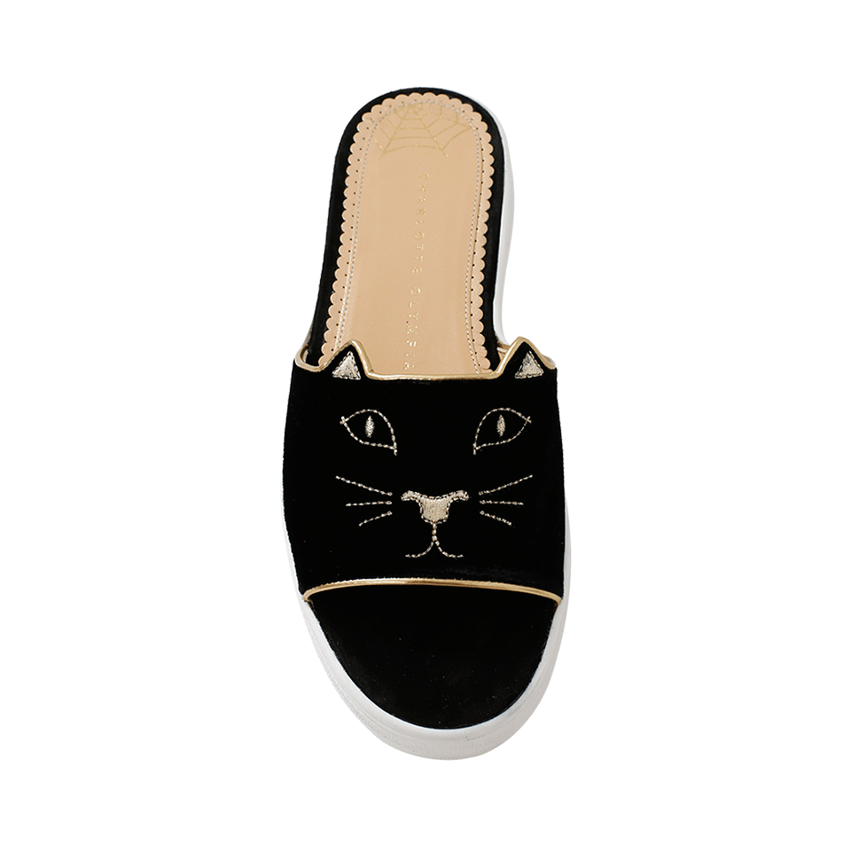 CHARLOTTE OLYMPIA-Kitty Pool Sliders-