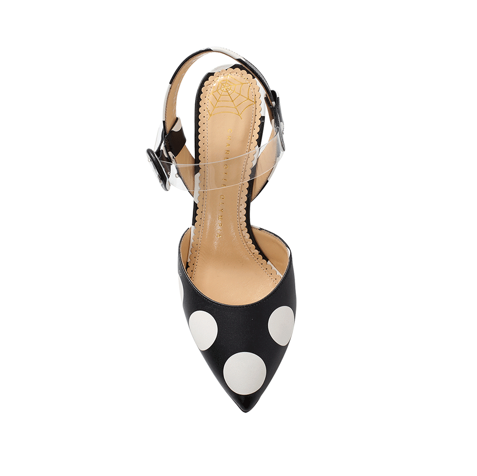 CHARLOTTE OLYMPIA-Xenora Polka Dot Heel-
