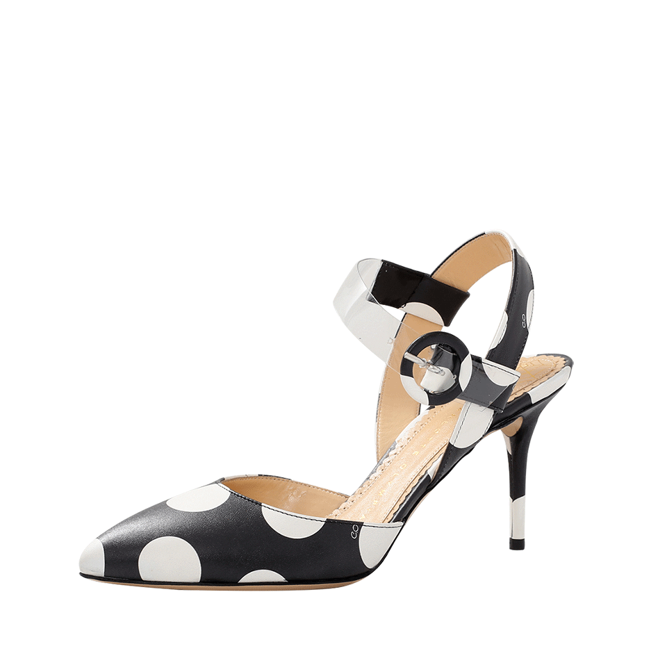 CHARLOTTE OLYMPIA-Xenora Polka Dot Heel-