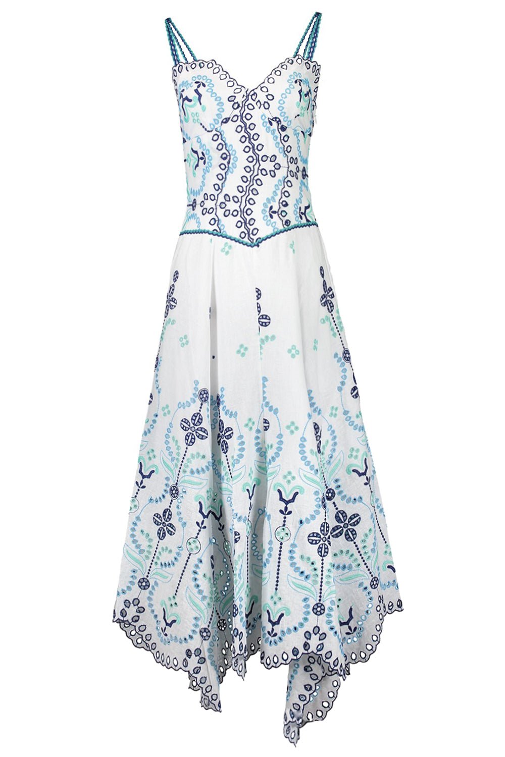 CHARO RUIZ IBIZA-Omelia Dress - Blue Lolita-