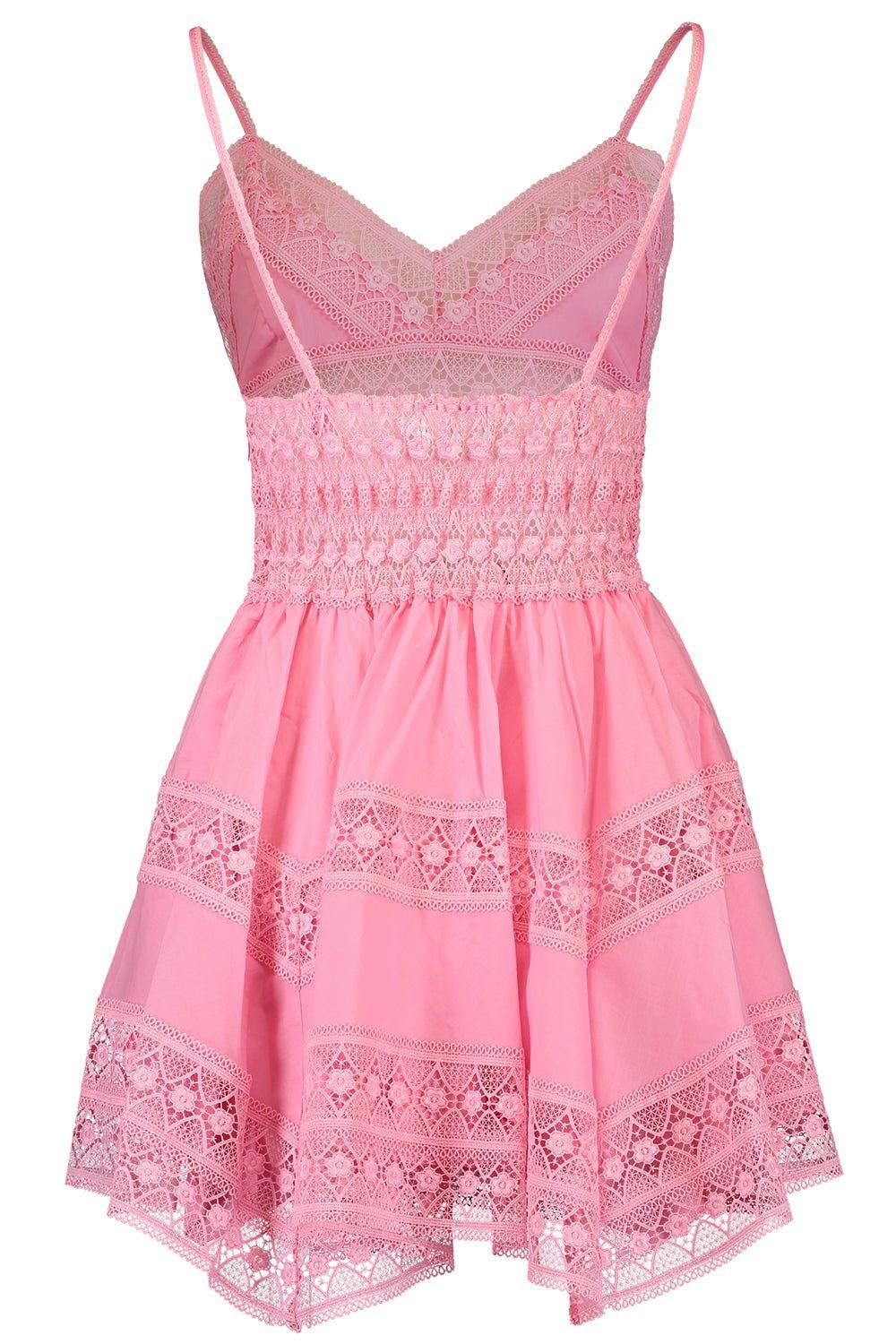CHARO RUIZ IBIZA-Syilvie Dress - Rose Quartz-