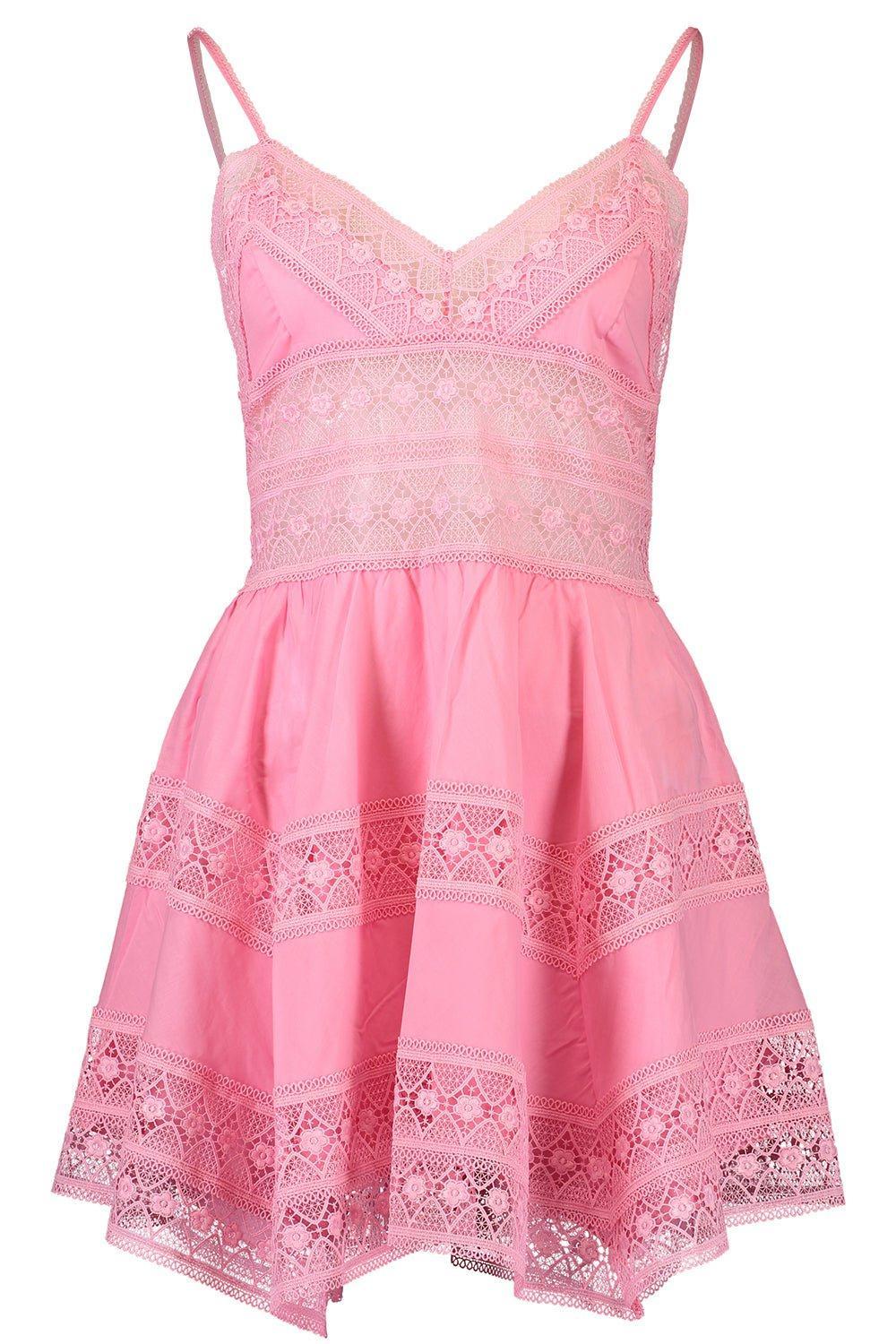 CHARO RUIZ IBIZA-Syilvie Dress - Rose Quartz-