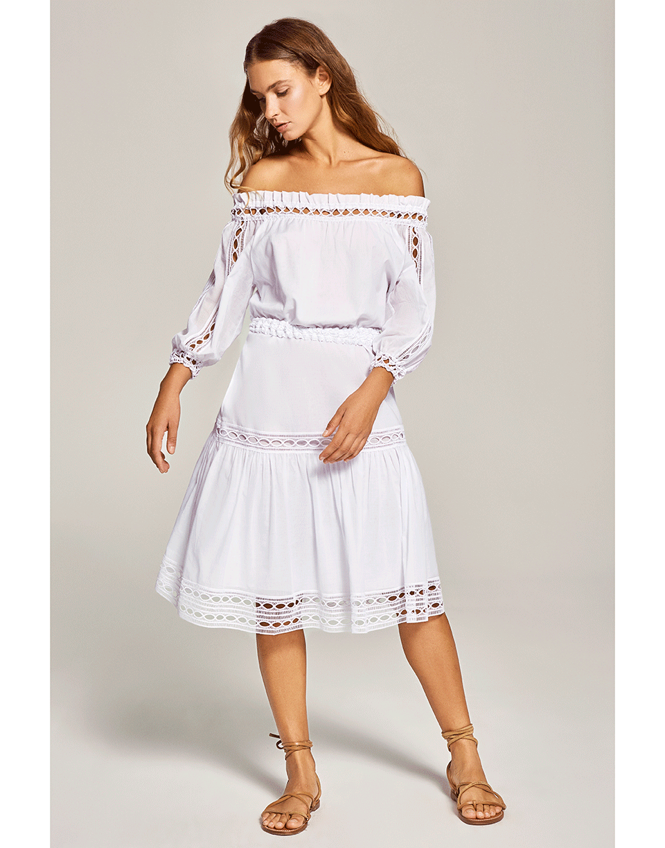 CHARO RUIZ IBIZA-Bassa Off Shoulder Dress-
