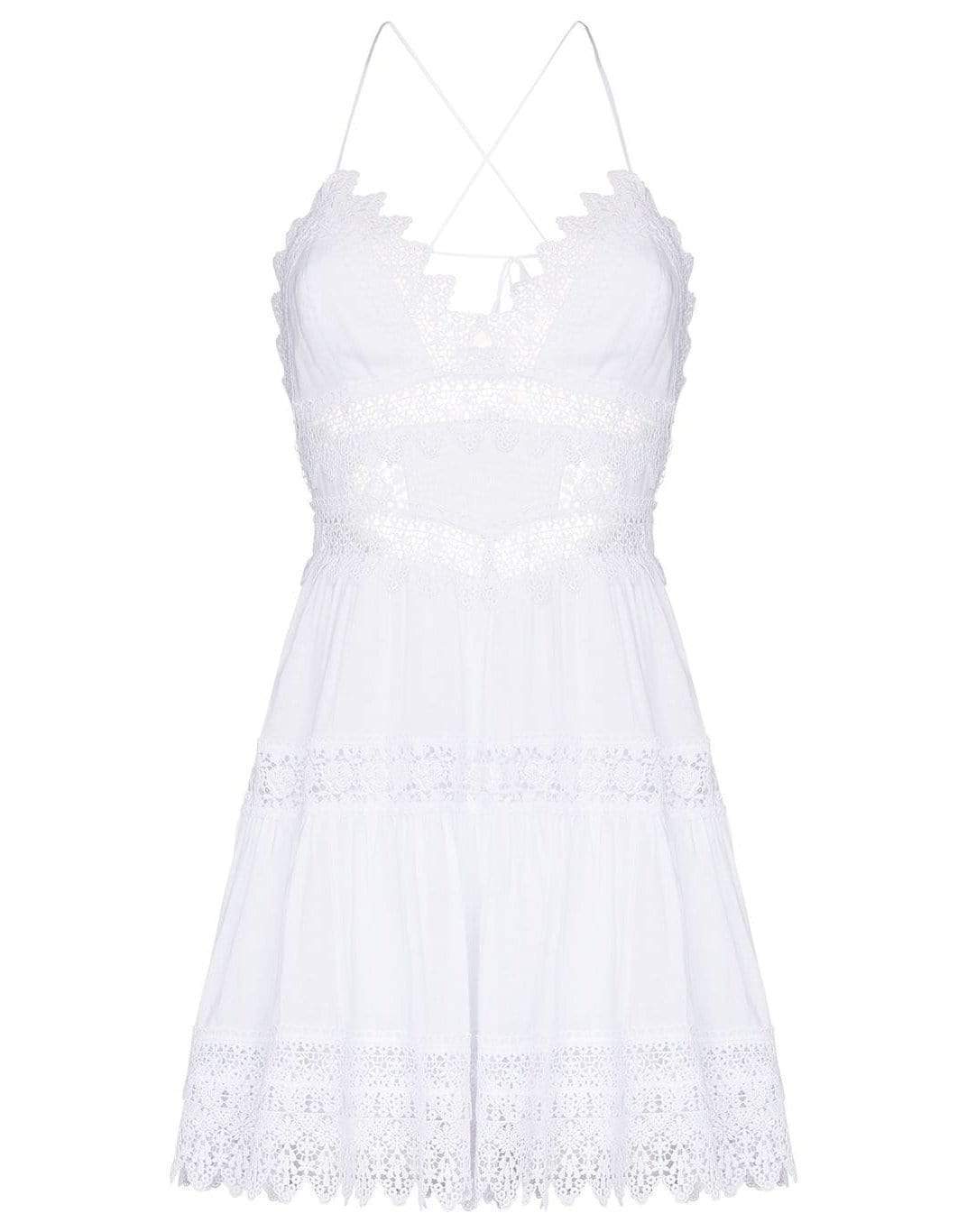 CHARO RUIZ IBIZA-Rachel Lace-Trimmed Mini Dress-