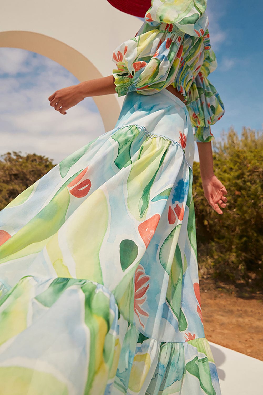 CHARO RUIZ IBIZA-Alessia Long Skirt-