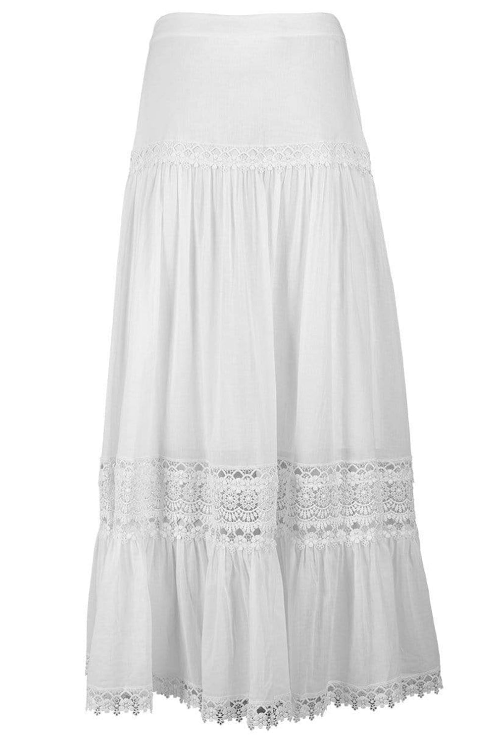 CHARO RUIZ IBIZA-Button Front Ann Maxi Skirt-