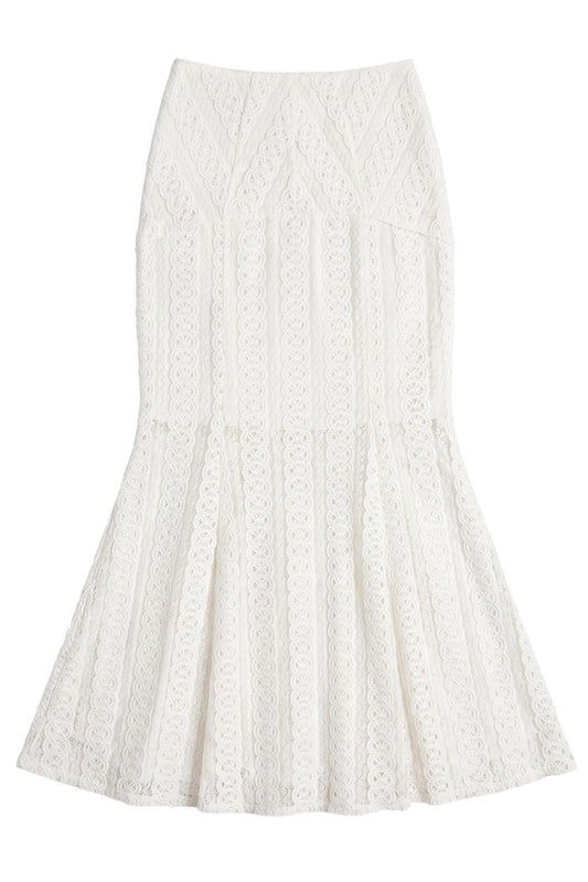 Elya Lace Long Skirt-WHITE-XS-CLOTHINGSKIRTMAXI-CHARO RUIZ IBIZA