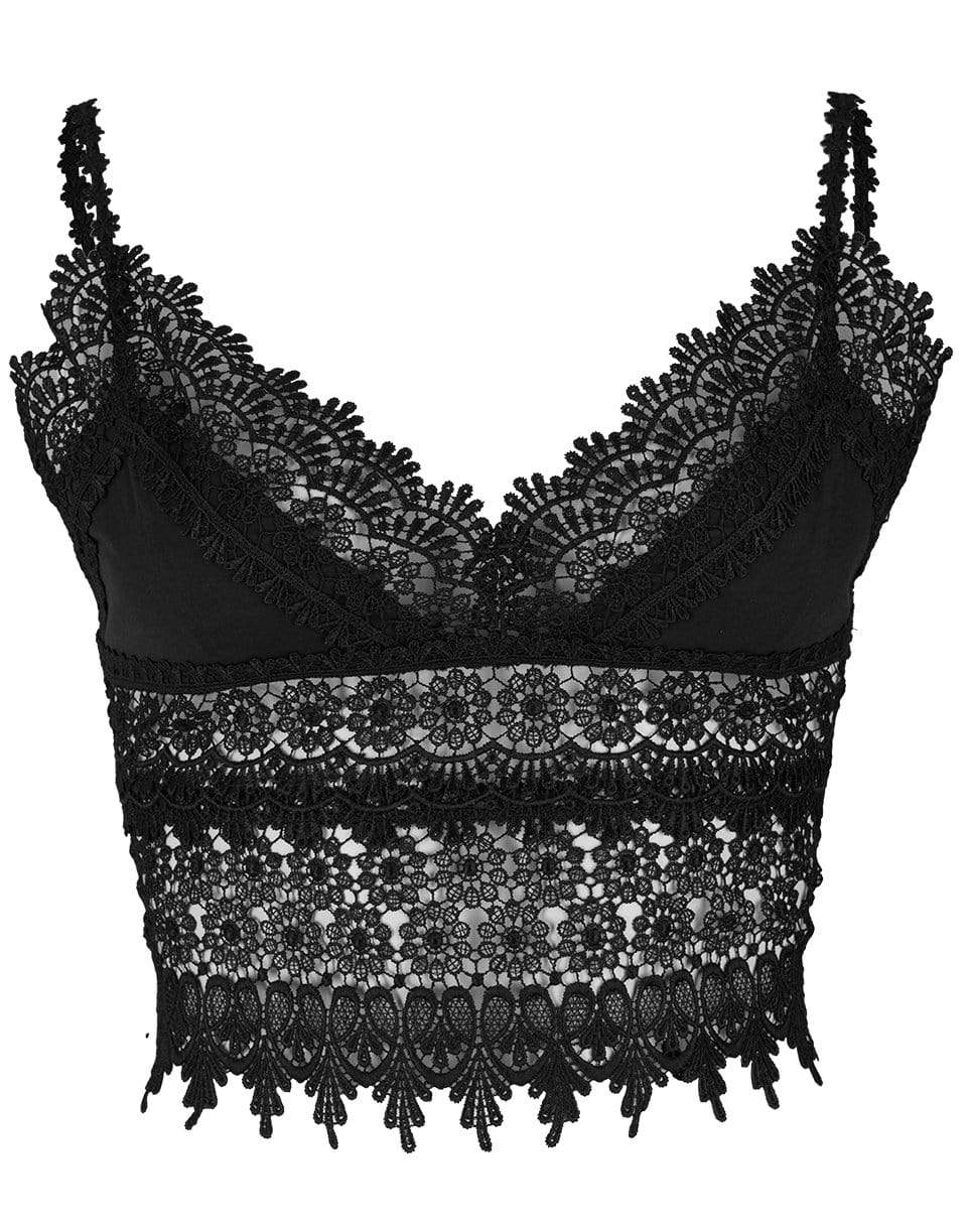 CHARO RUIZ IBIZA-Sleeveless V-Neck Crop Dana Top-