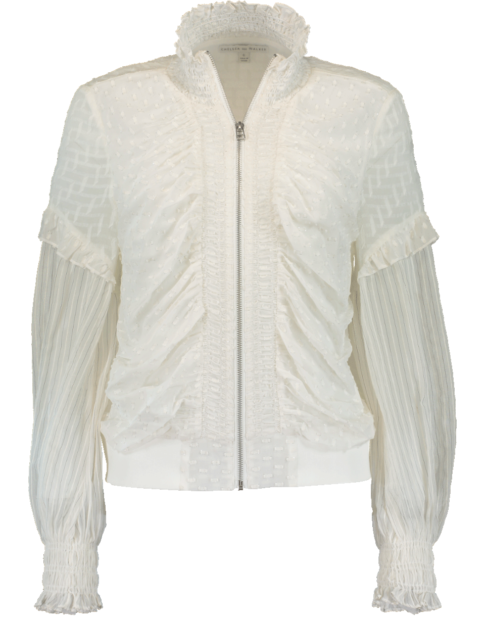 CHELSEA & WALKER-Rose Silk Jacket-