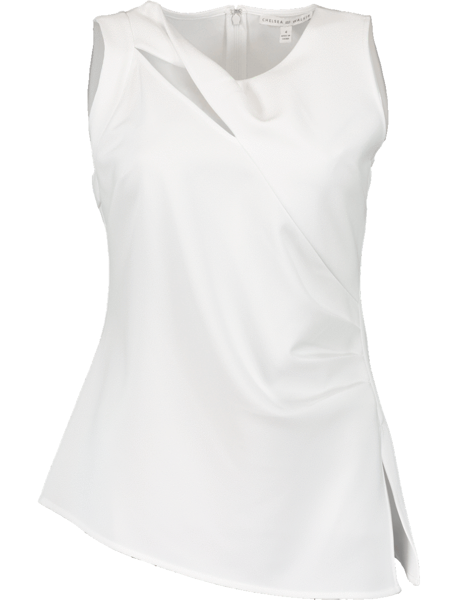 CHELSEA & WALKER-Hallie Twist Drape Top-