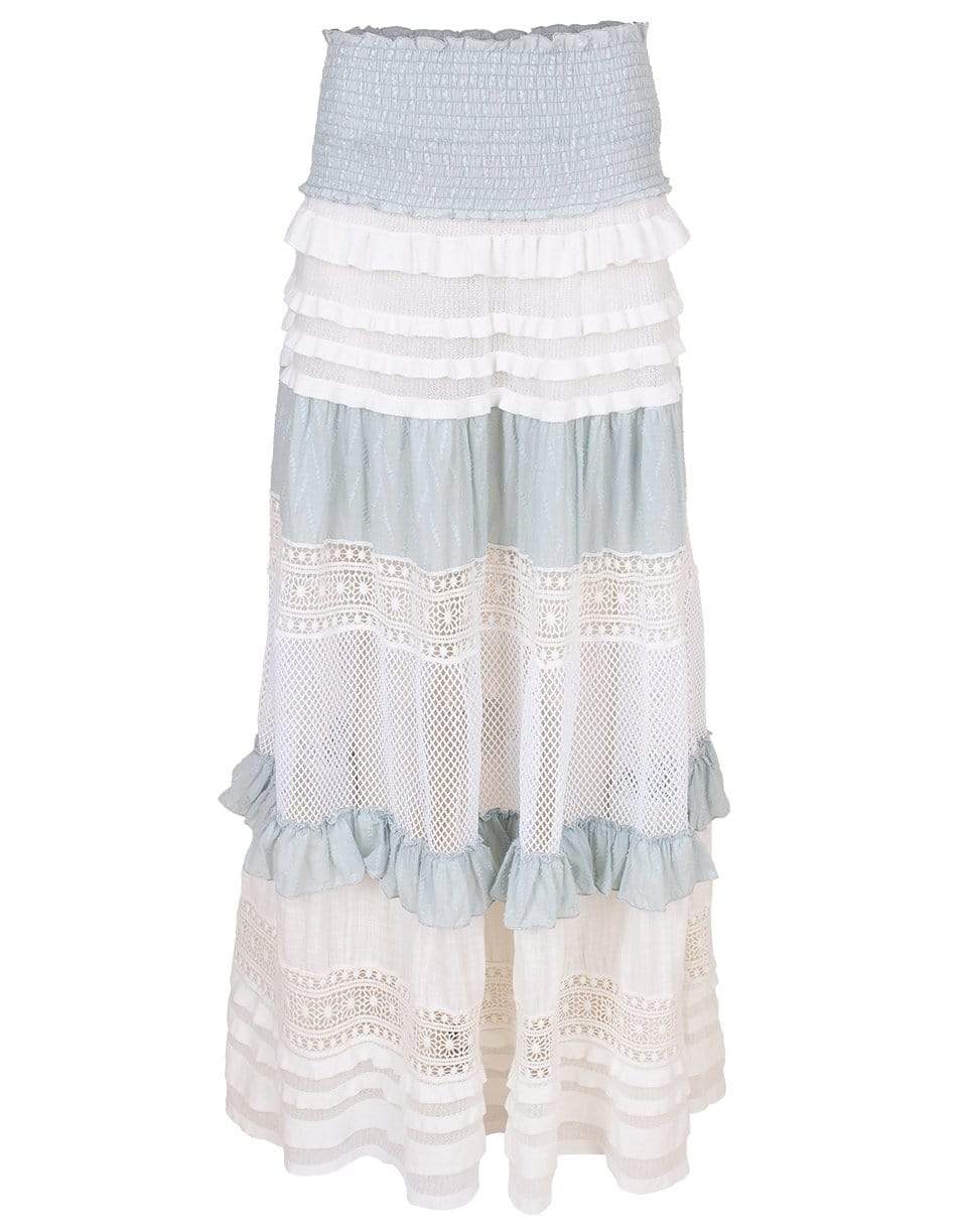 CHIO-Knit Ruffle Maxi Skirt-