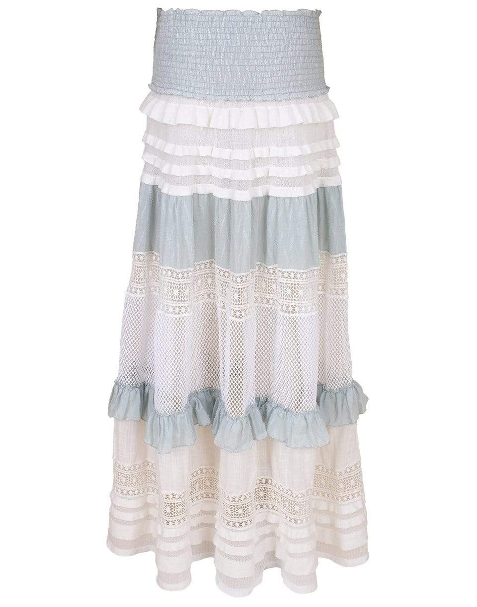 CHIO-Knit Ruffle Maxi Skirt-