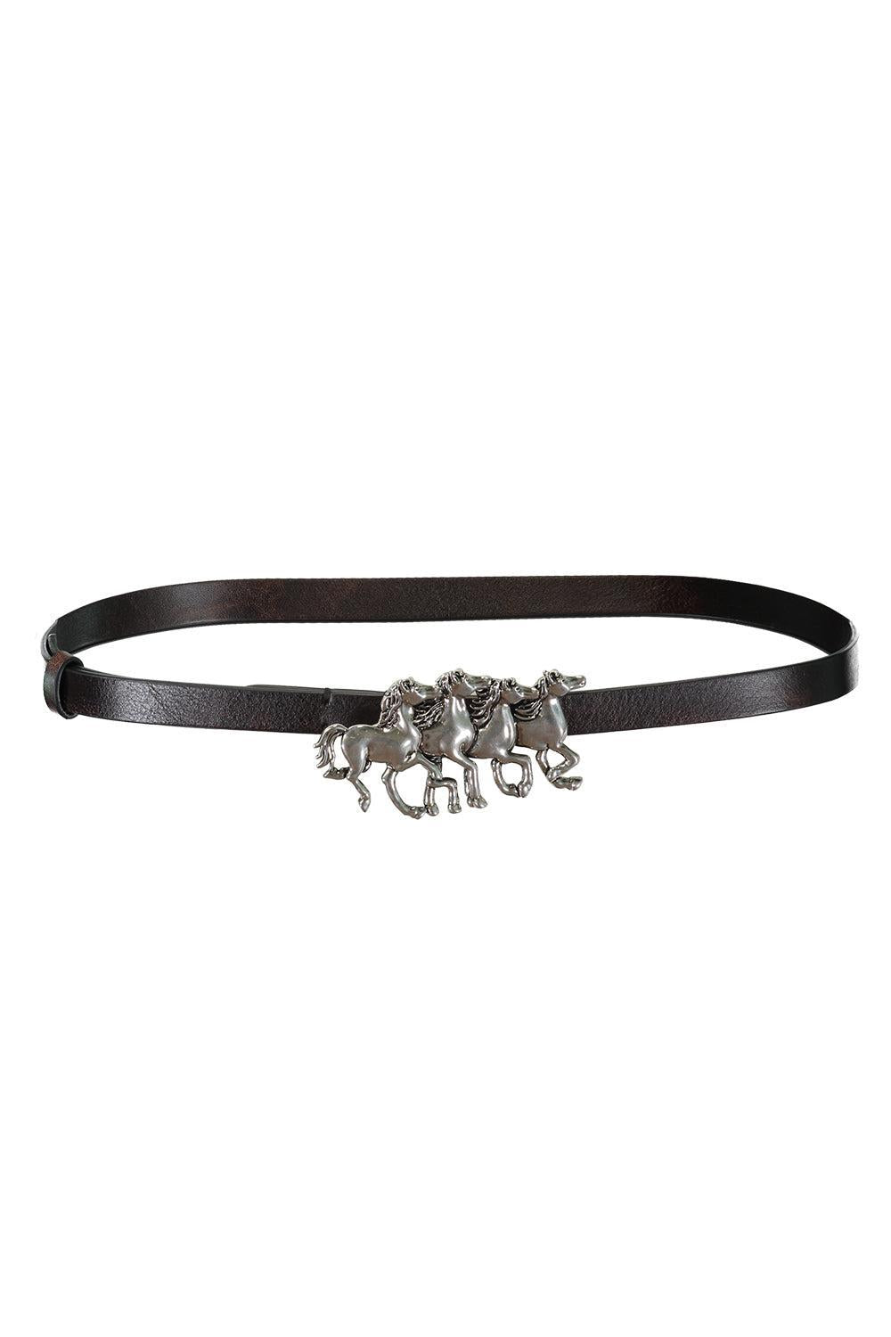 The Chloé Running Horses Belt-BLACK-S-ACCESSORIEBELTS-CHLOÉ