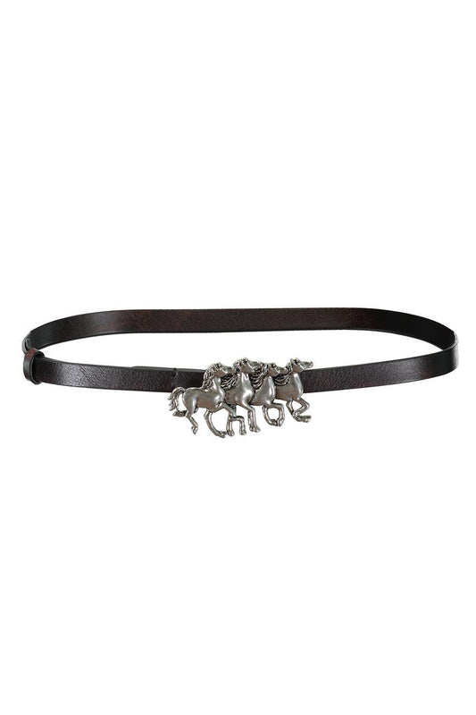 The Chloé Running Horses Belt-BLACK-S-ACCESSORIEBELTS-CHLOÉ