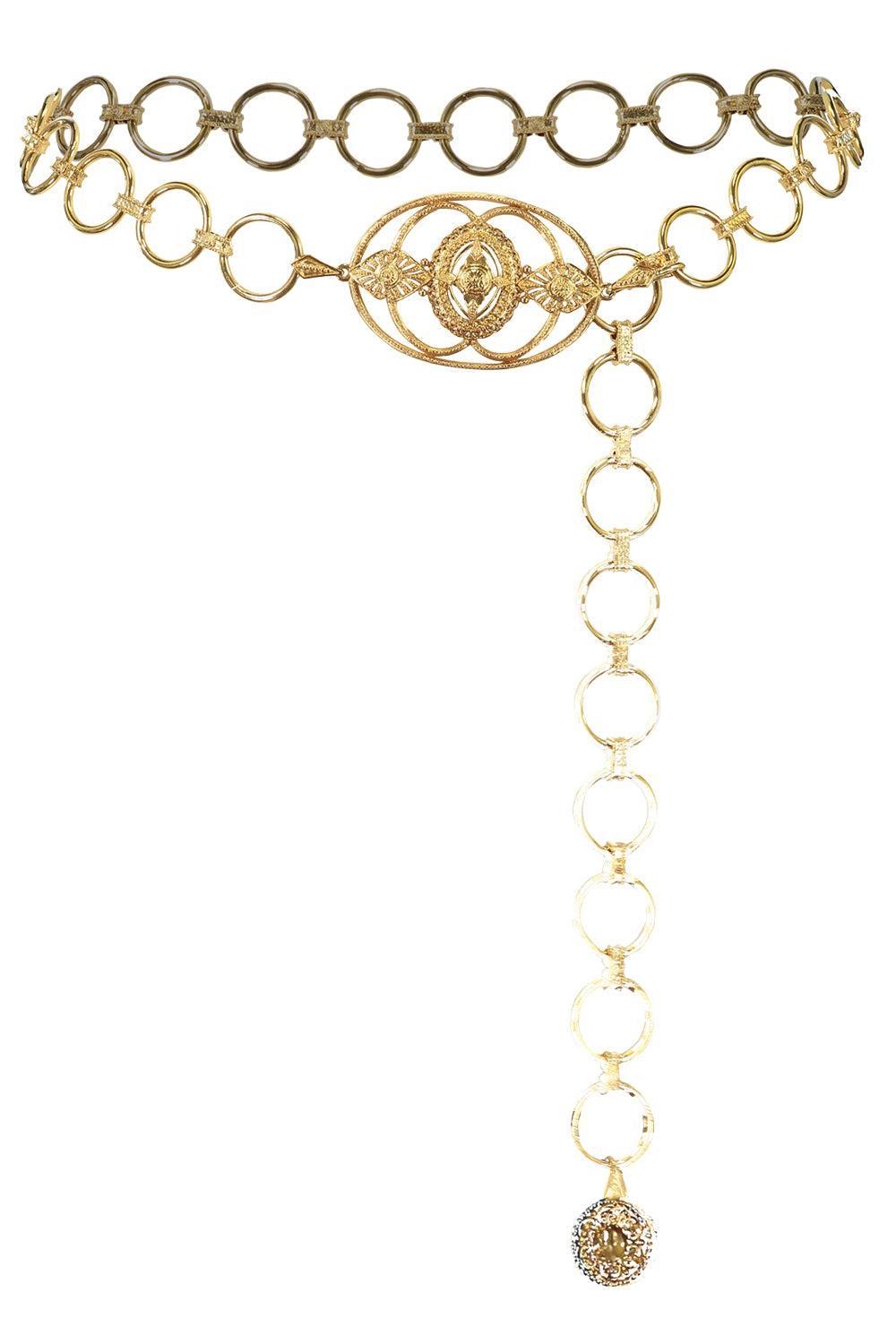 Amulet Chain Belt-VNTGGOLD-O/S-ACCESSORIEBELTS-CHLOÉ