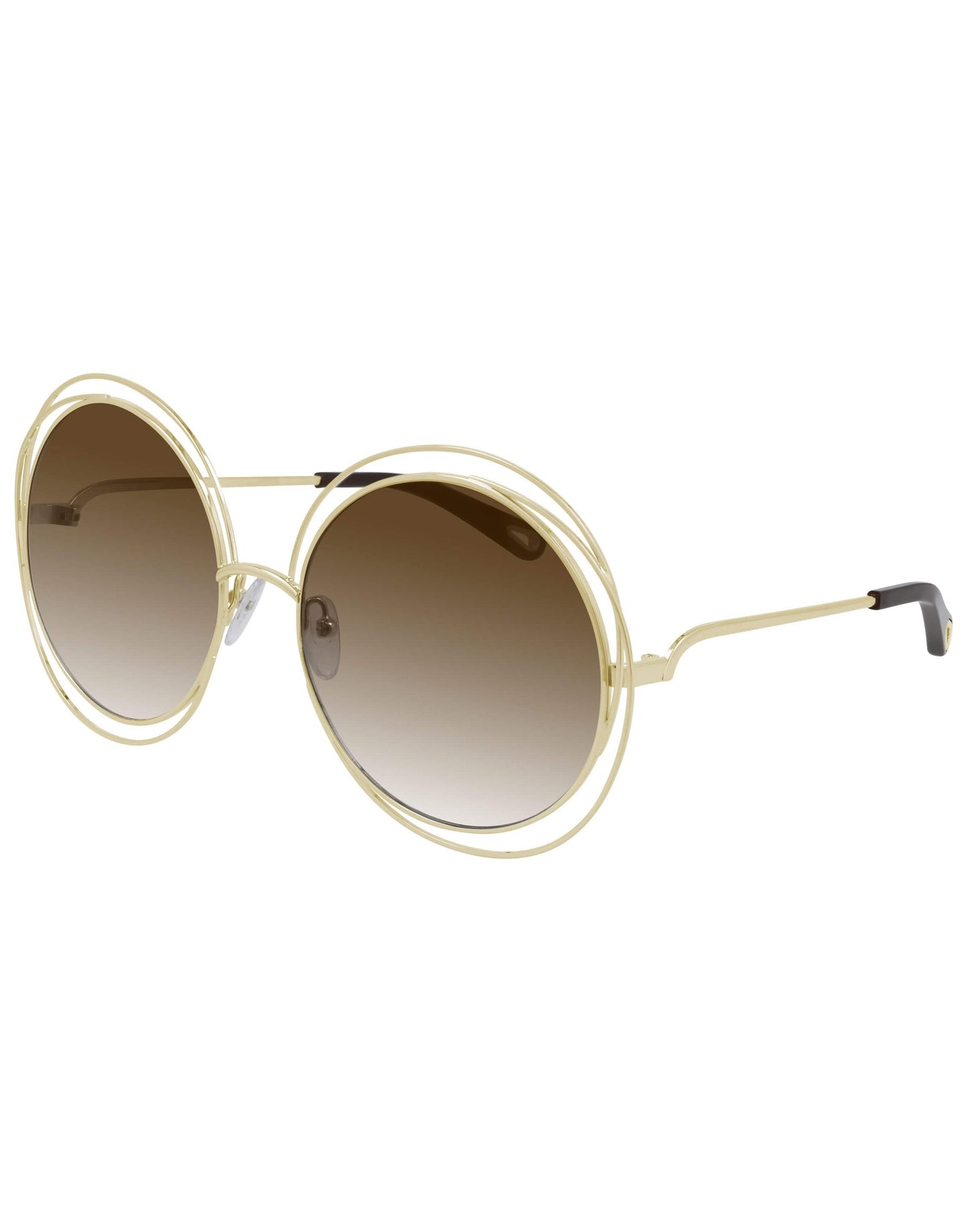 CHLOE ACCESSORIES-CH0045S 004 Light Gold Sunglasses-GOLD