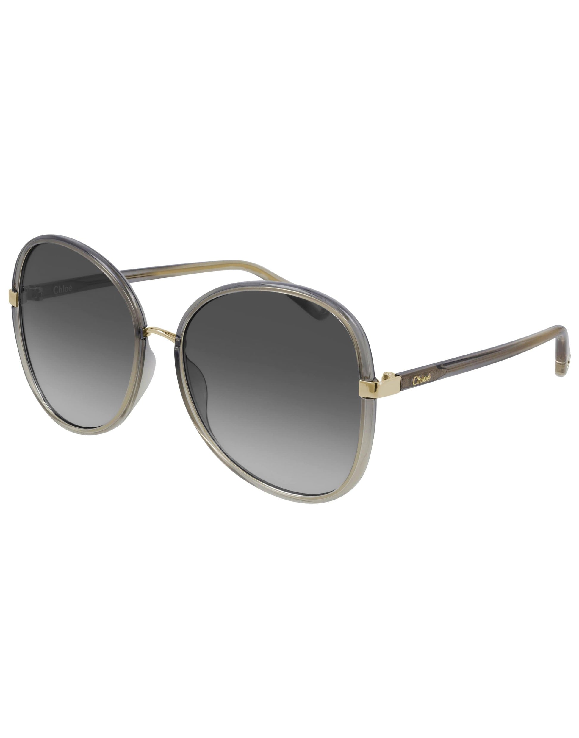 CHLOE ACCESSORIES-CH0030SA 001 Beige Grey Sunglasses-GREY