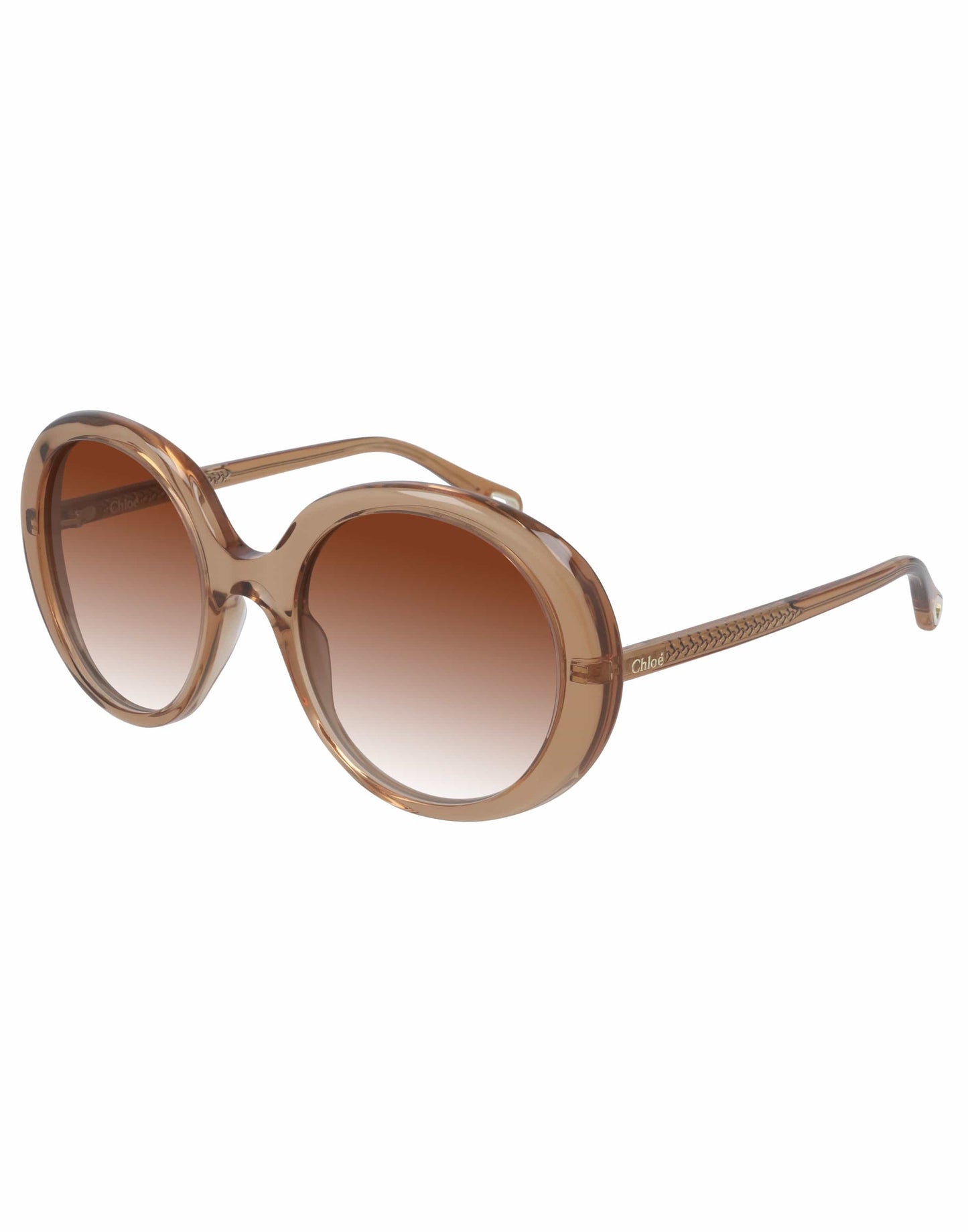 CHLOE ACCESSORIES-CH0007S 001 Transparent Orange Sunglasses-ORANGE