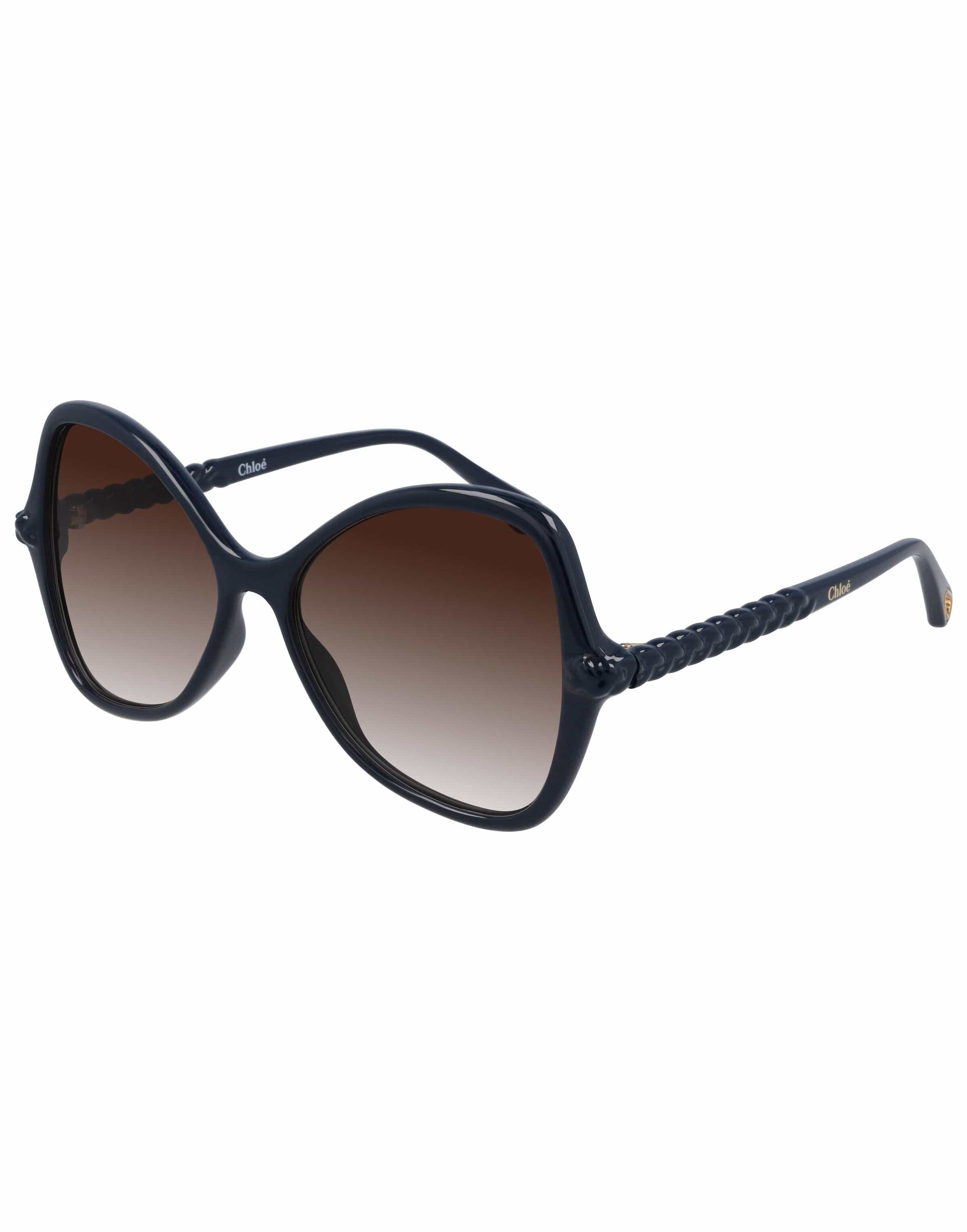 CHLOÉ-CH0001S 001 Butterfly Sunglasses-BLUE