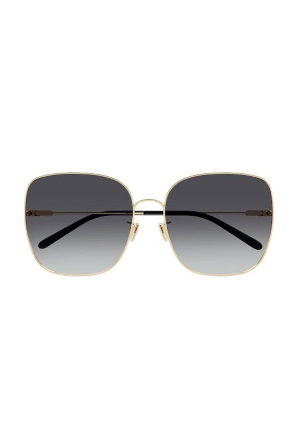 CHLOÉ-Oversized Sunglasses-GLD/GRN