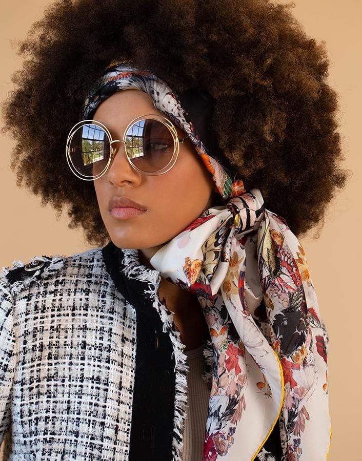 CHLOÉ-CH0045S 005 Shiny Gold Sunglasses-GOLD