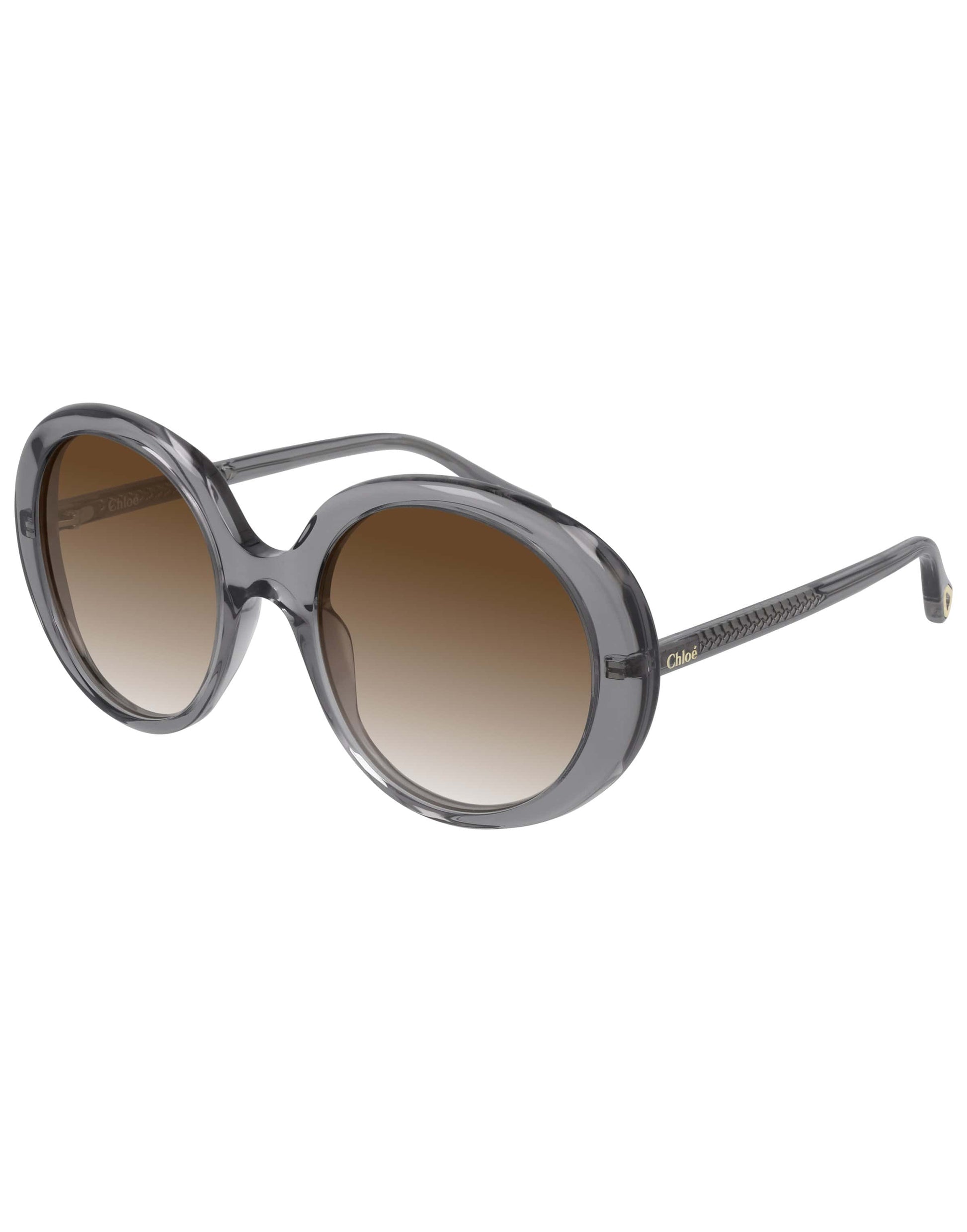 CHLOÉ-CH0007S 003 Transparent Grey Sunglasses-GREY