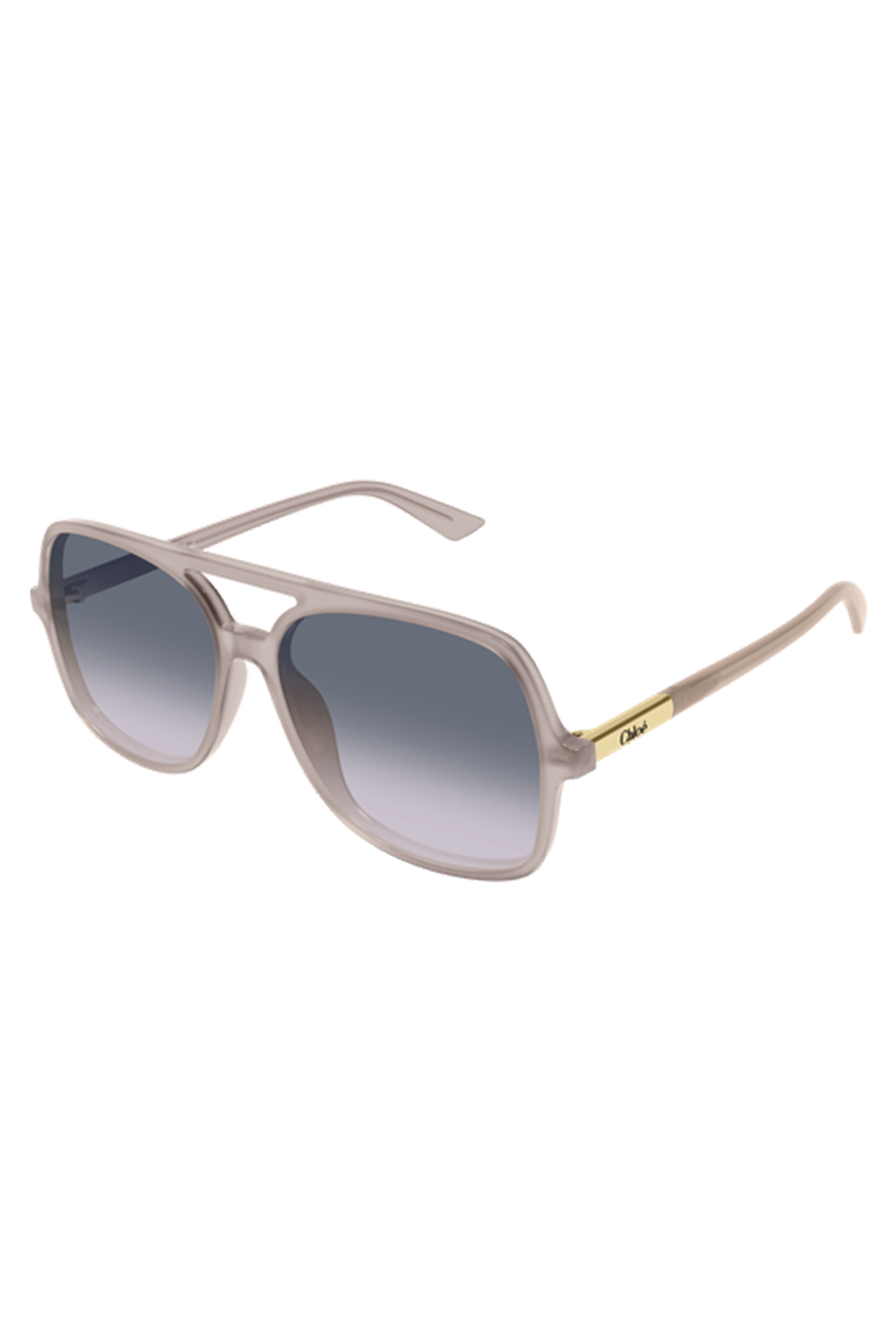 Oversized Aviator Sunglasses-GREY-ACCESSORIESUNGLASSES-CHLOÉ
