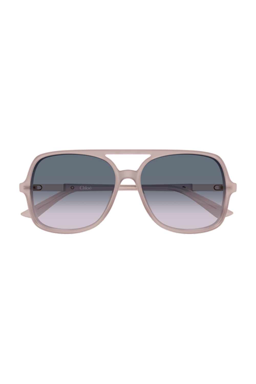 Oversized Aviator Sunglasses-GREY-ACCESSORIESUNGLASSES-CHLOÉ