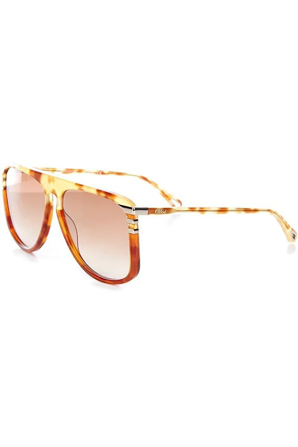 CHLOÉ-Aviator Sunglasses-HAV/ORNG