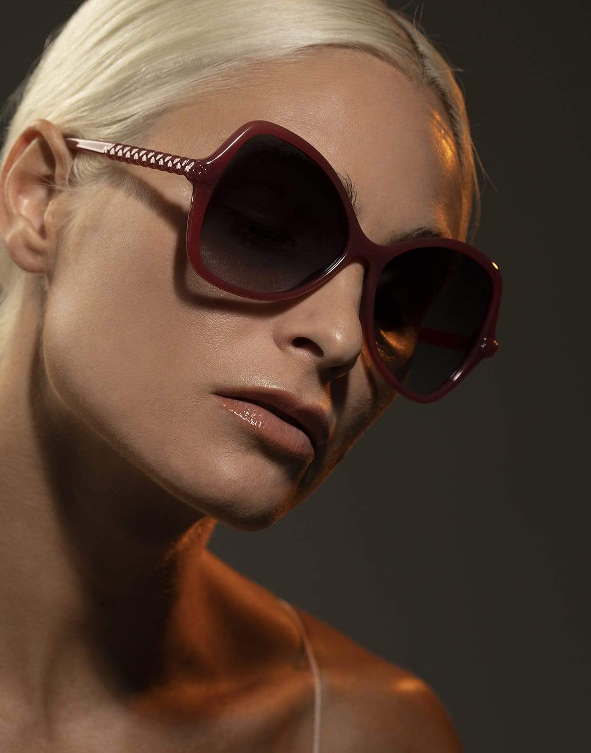 CHLOÉ-CH0001S 004 Butterfly Sunglasses-ORANGE
