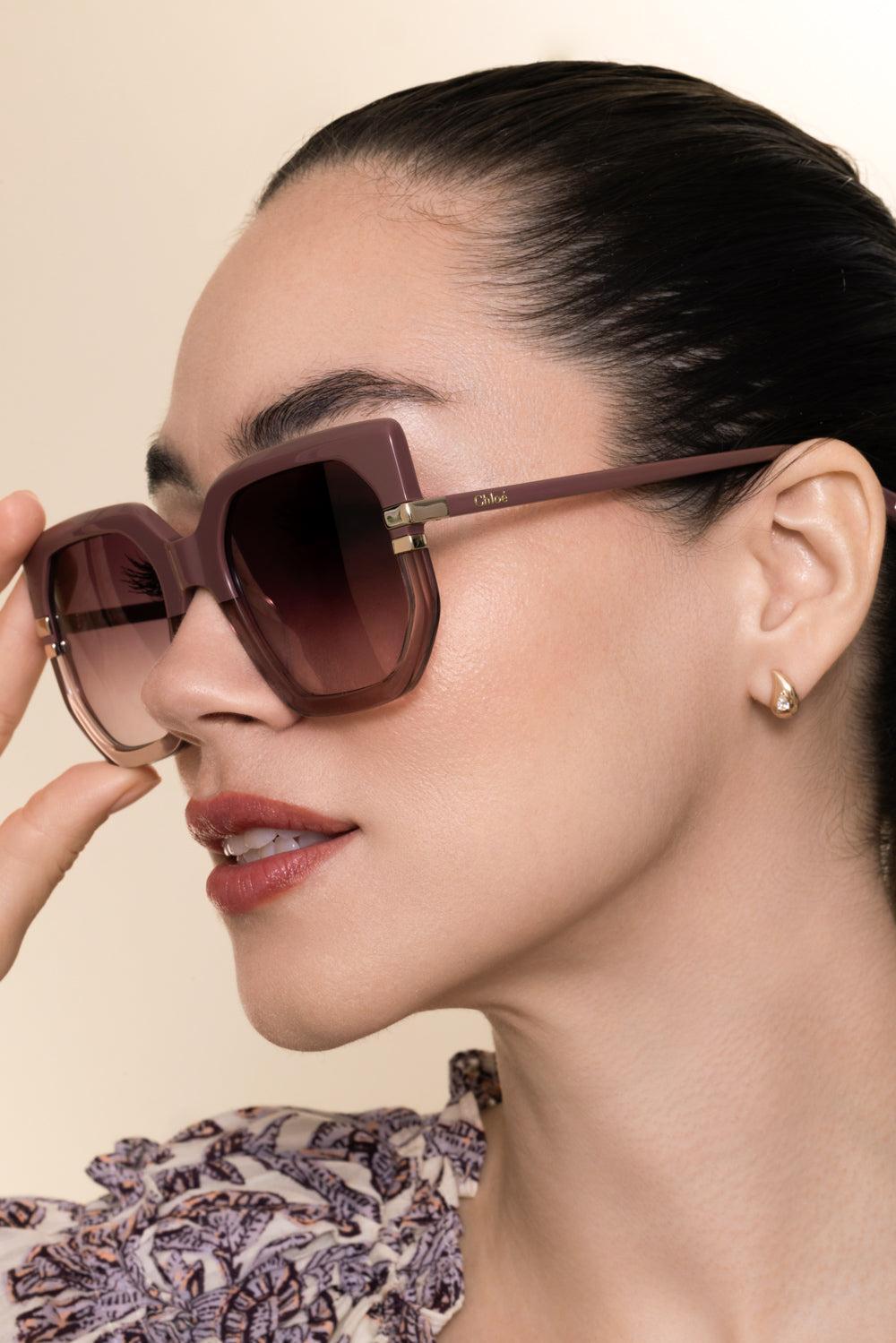 Iconic Butterfly Frame Sunglasses-PINK-ACCESSORIESUNGLASSES-CHLOÉ