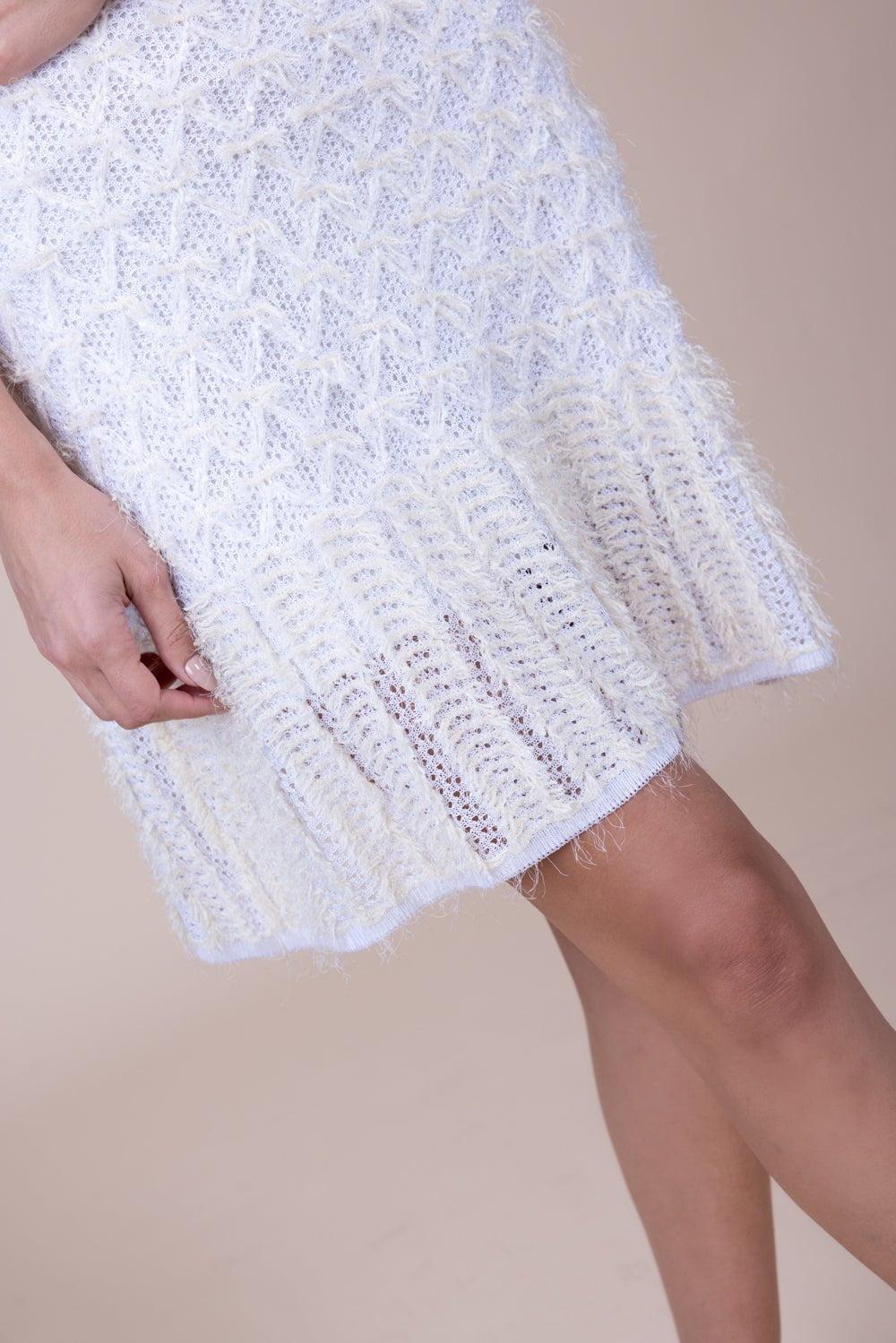 CHLOÉ-Flare Mini Dress - Iconic Milk-
