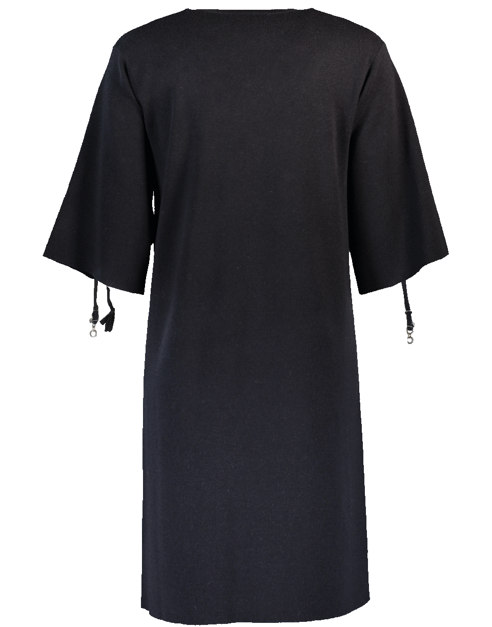 CHLOÉ-Lacing And Metal Ring Dress-
