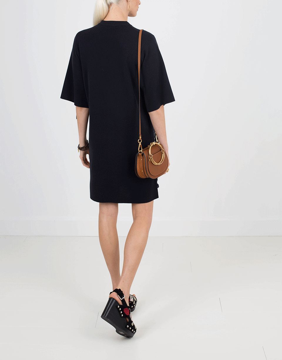 CHLOÉ-Lacing And Metal Ring Dress-