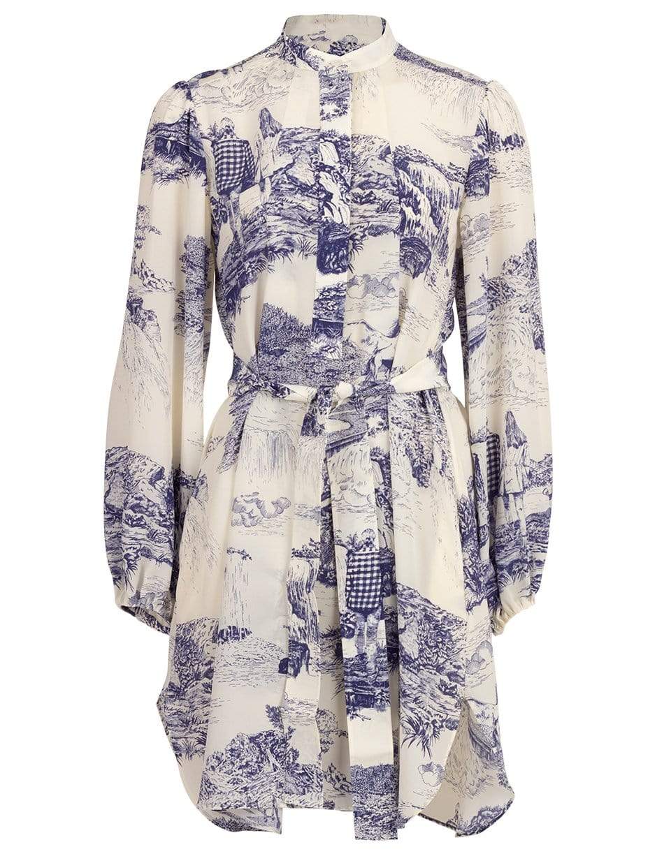 CHLOÉ-Toile De Jouy Printed Dress-