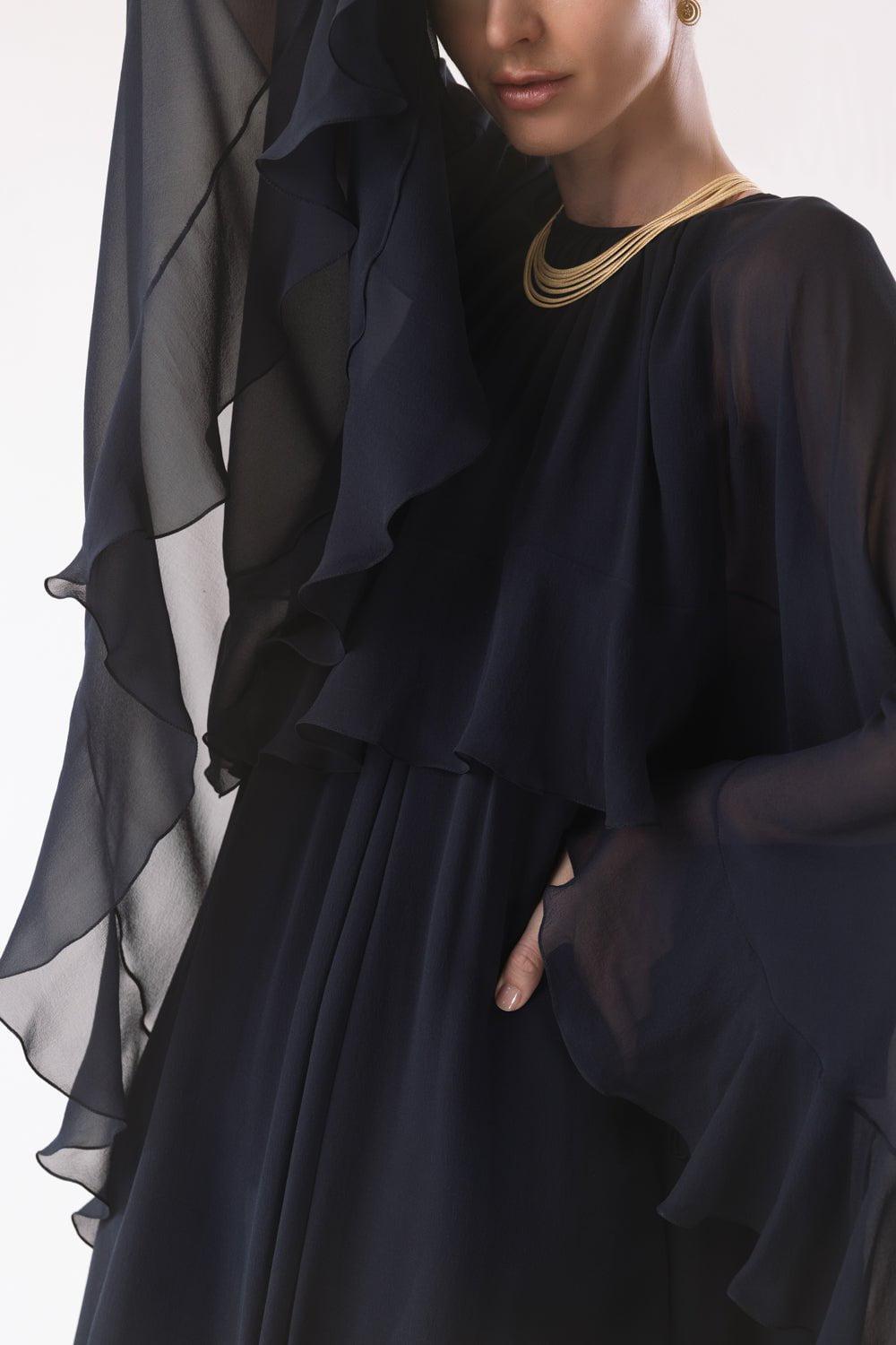 CHLOÉ-Mini Cape Dress-