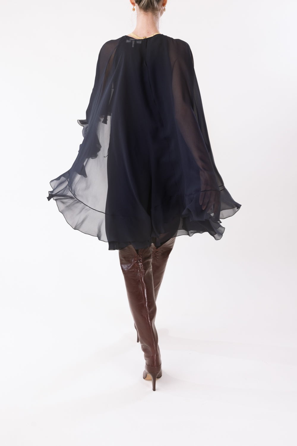 CHLOÉ-Mini Cape Dress-