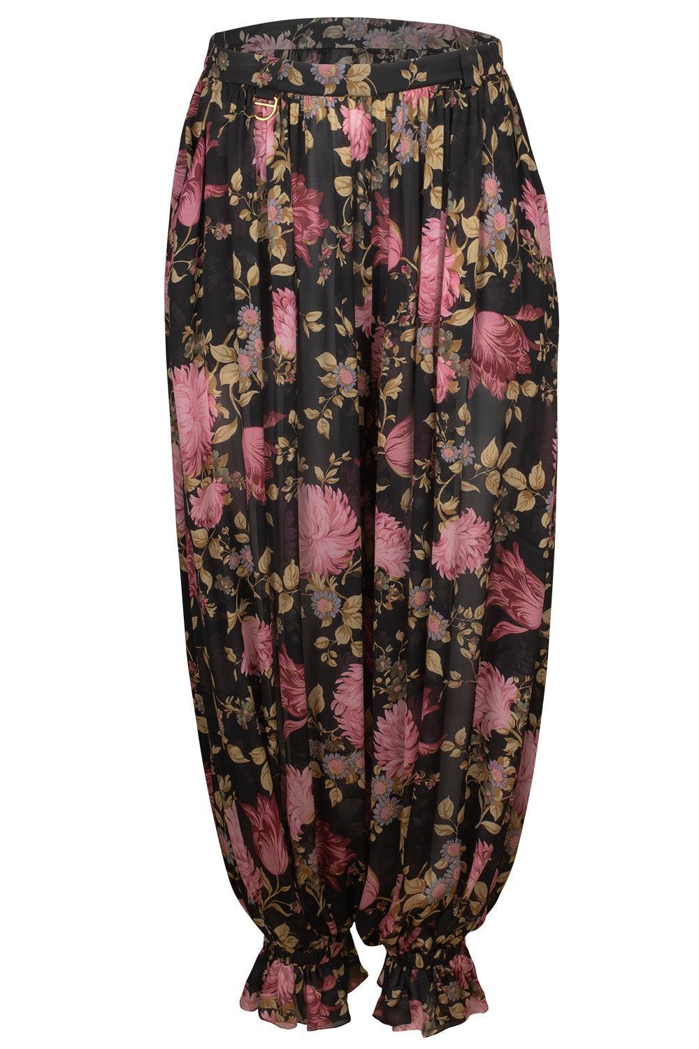 Fluid Crop Pants-BLACK-36-CLOTHINGPANTCASUAL-CHLOÉ