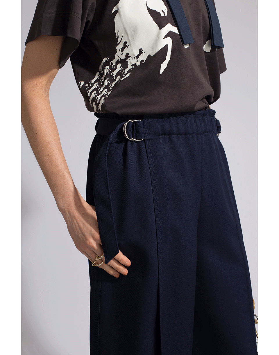 CHLOÉ-Wide Leg Cropped Pant-