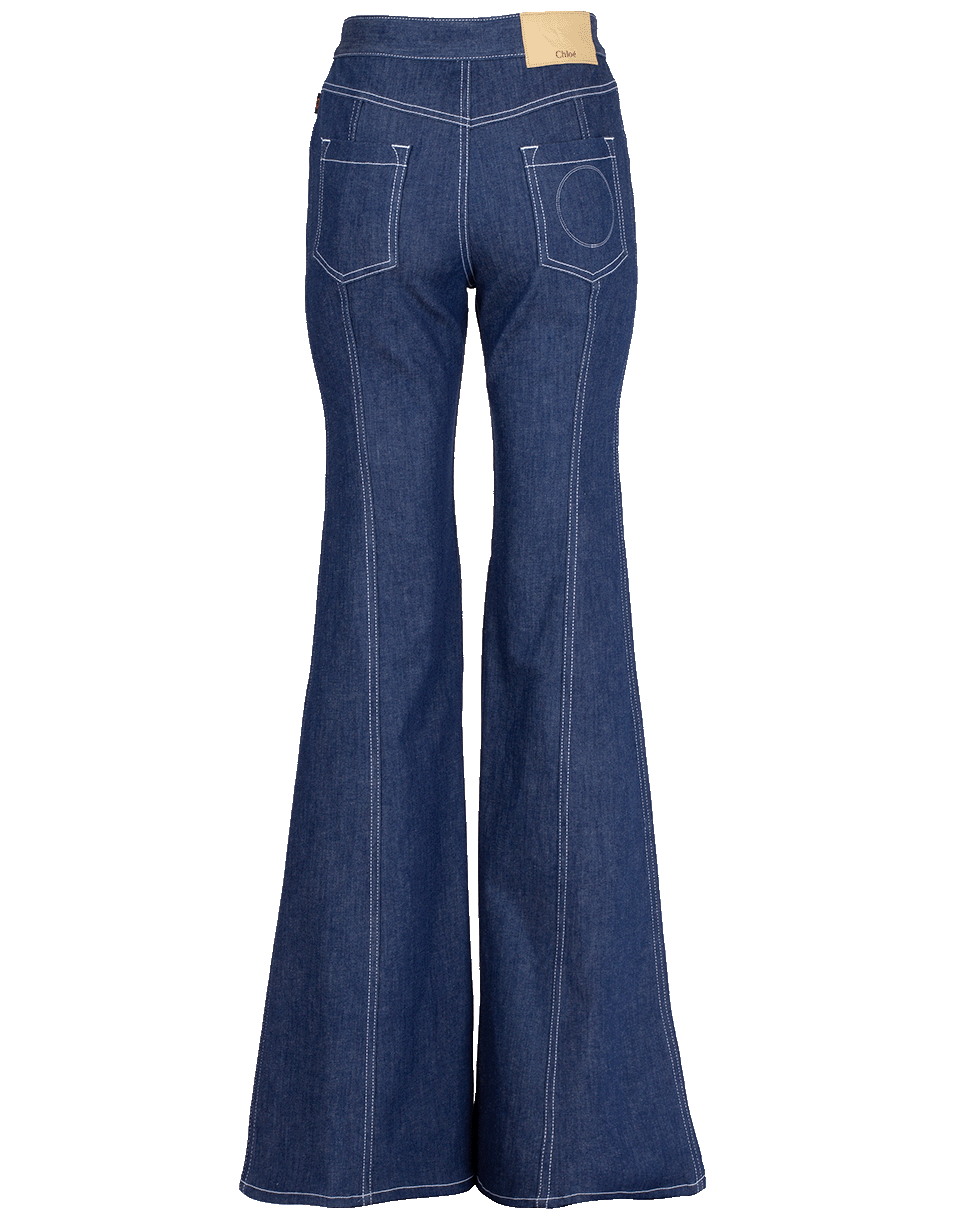 CHLOÉ-High Waist Stitched Jean-
