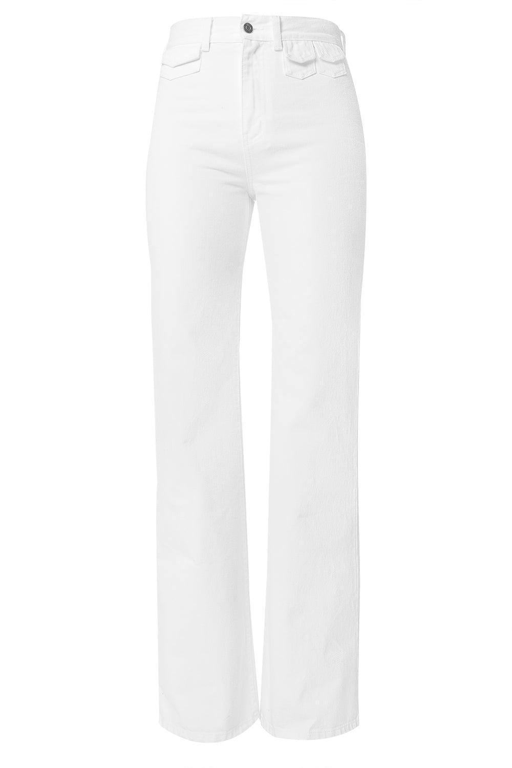 Flare Jeans-WHITE-36-CLOTHINGPANTDENIM-CHLOÉ