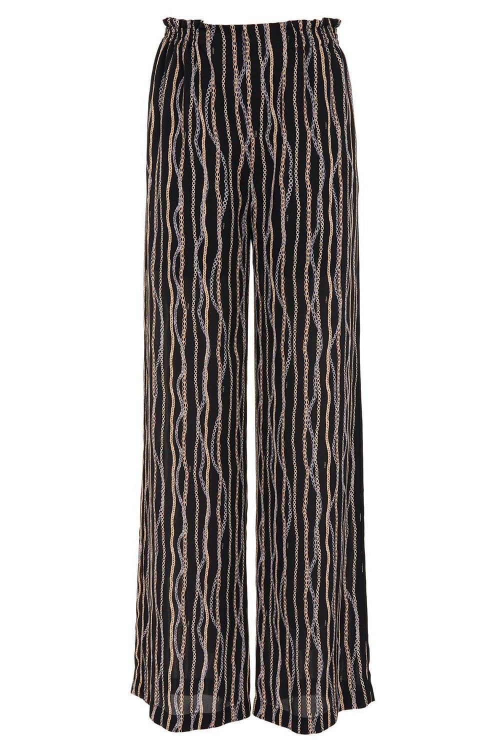 CHLOÉ-Printed Wide Leg Pant-