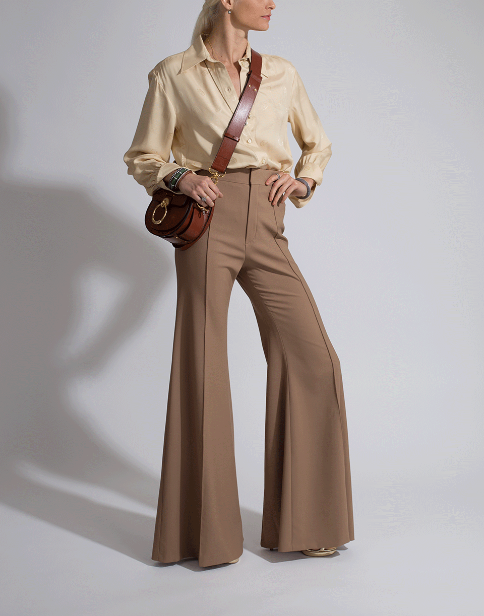 CHLOÉ-High Waisted Flare Pant-