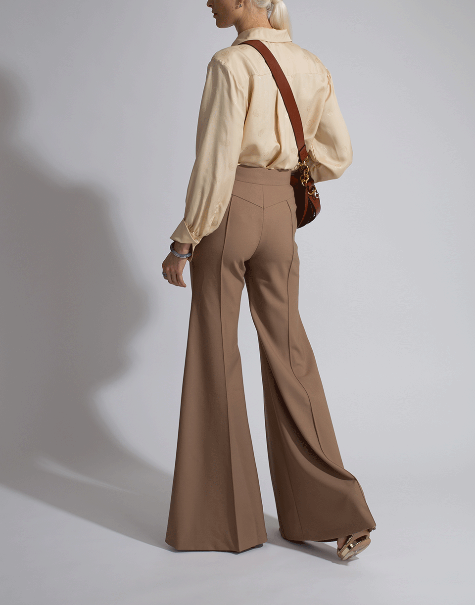 CHLOÉ-Baroque Jacquard Silk Blouse-