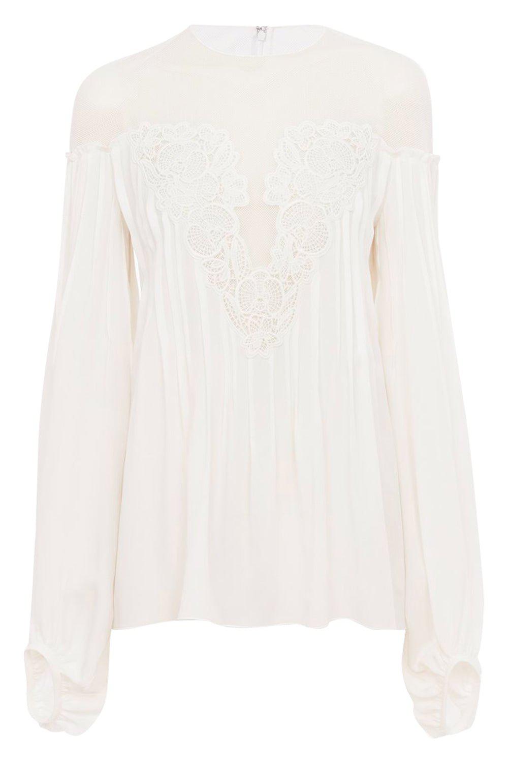 CHLOÉ-Embellished Blouse-