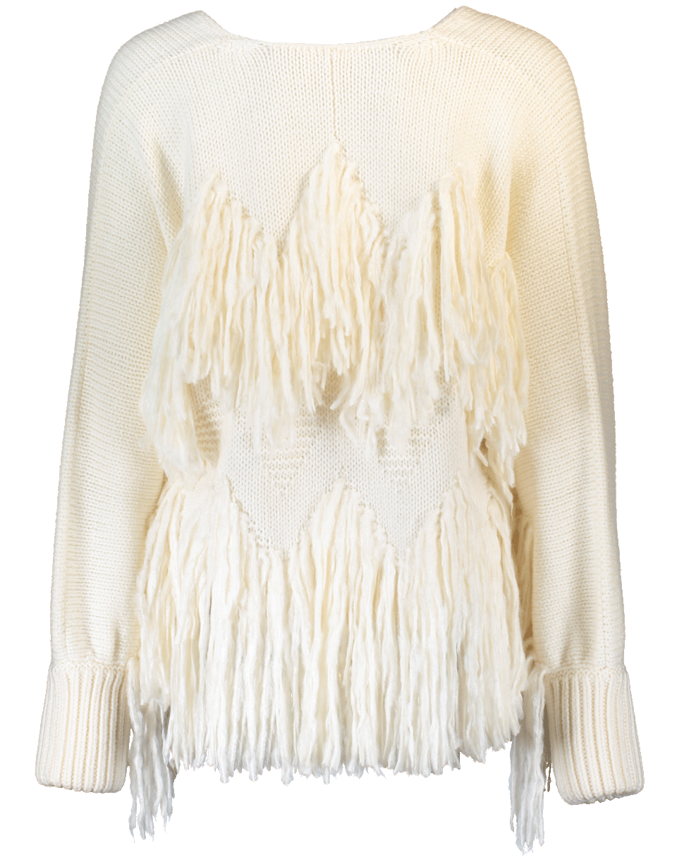 CHLOÉ-Shaggy Fringe Cardigan-