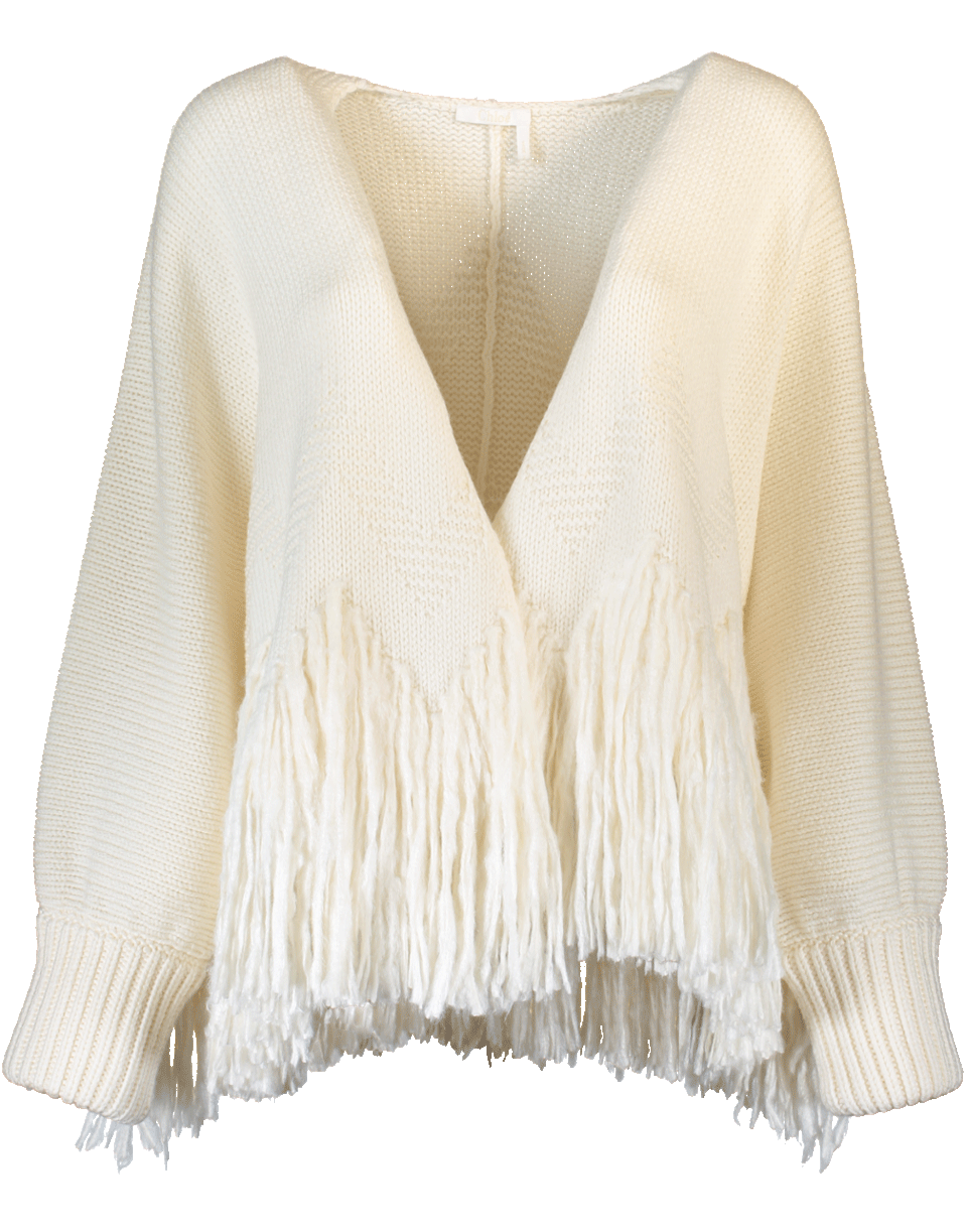 CHLOÉ-Shaggy Fringe Cardigan-