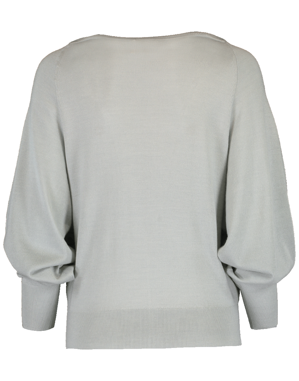 CHLOÉ-Dolman Sleeve Lace Insert Sweater-